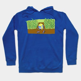 Spectacular Roller Derby Ball in a Cornfield Hoodie